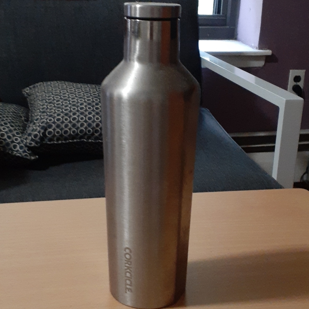 Metallic Canteen Water Bottle